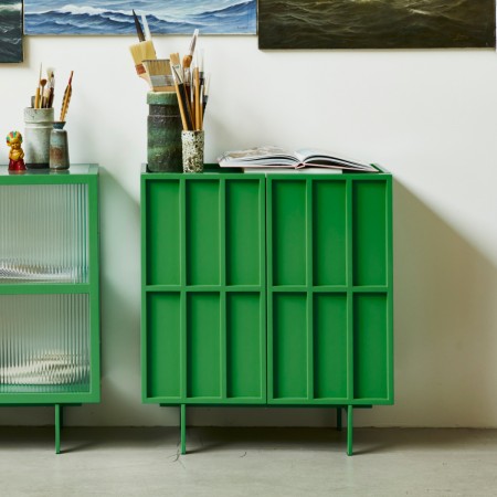 HKliving Fern Green Storage Cupboard from Accessories for the Home
